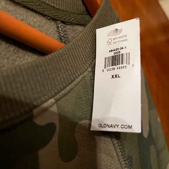 XXL Old Navy camouflage sweatshirt - Picture 3 of 5